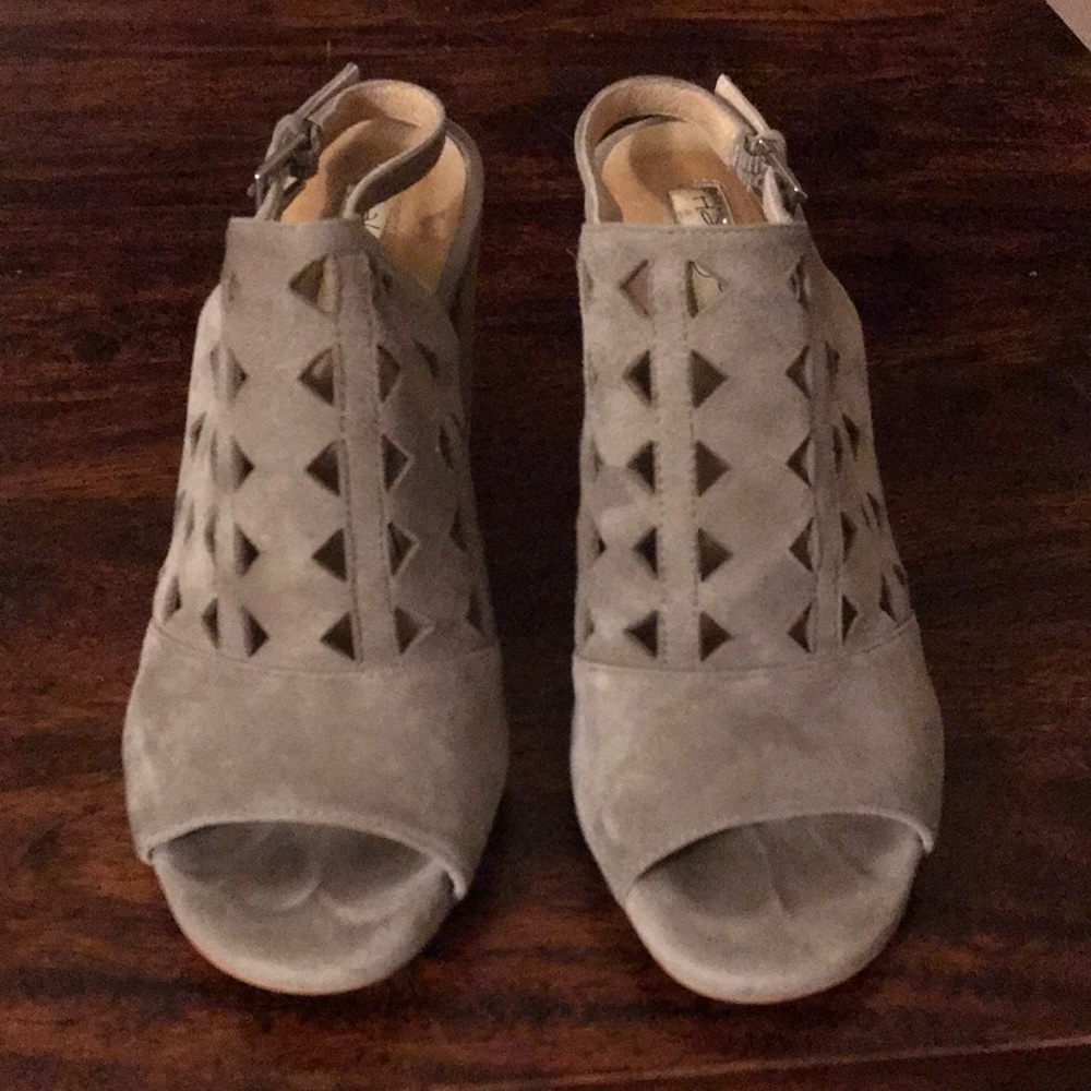 Halogen - Open Toe Block Heel Slingback - image 2